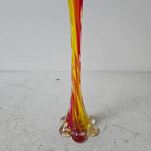 MULTICOLOURED GLASS VASE