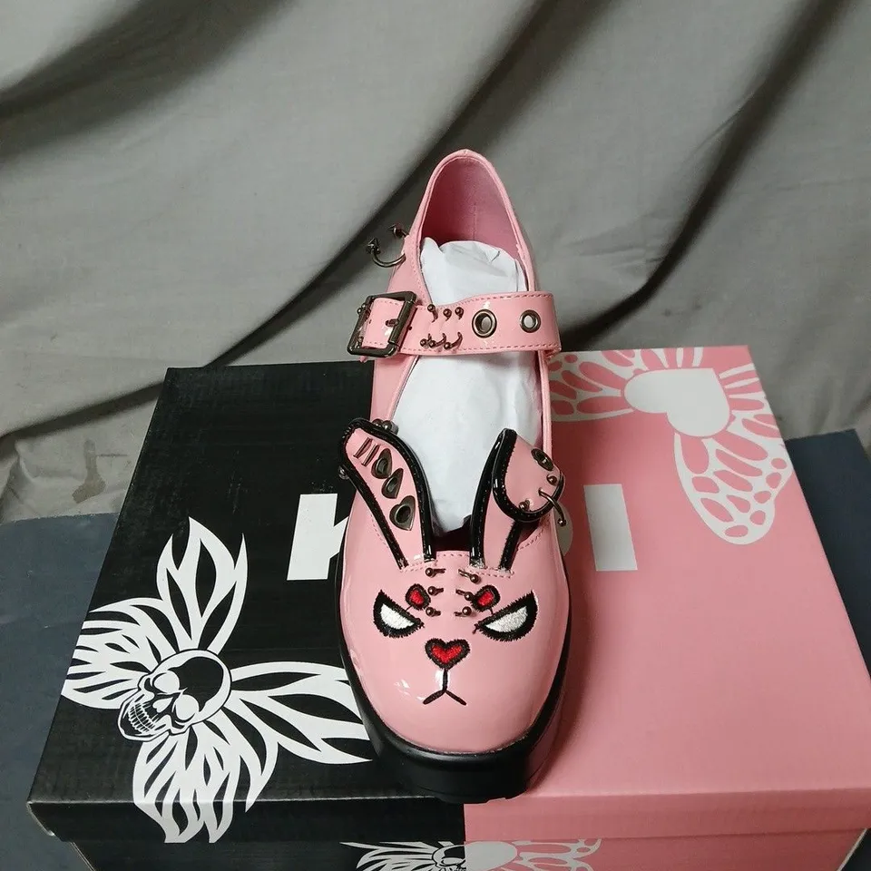 KOI PINK MARY JANES RAVER BUNNY EDITION BOXED SIZED UK 4