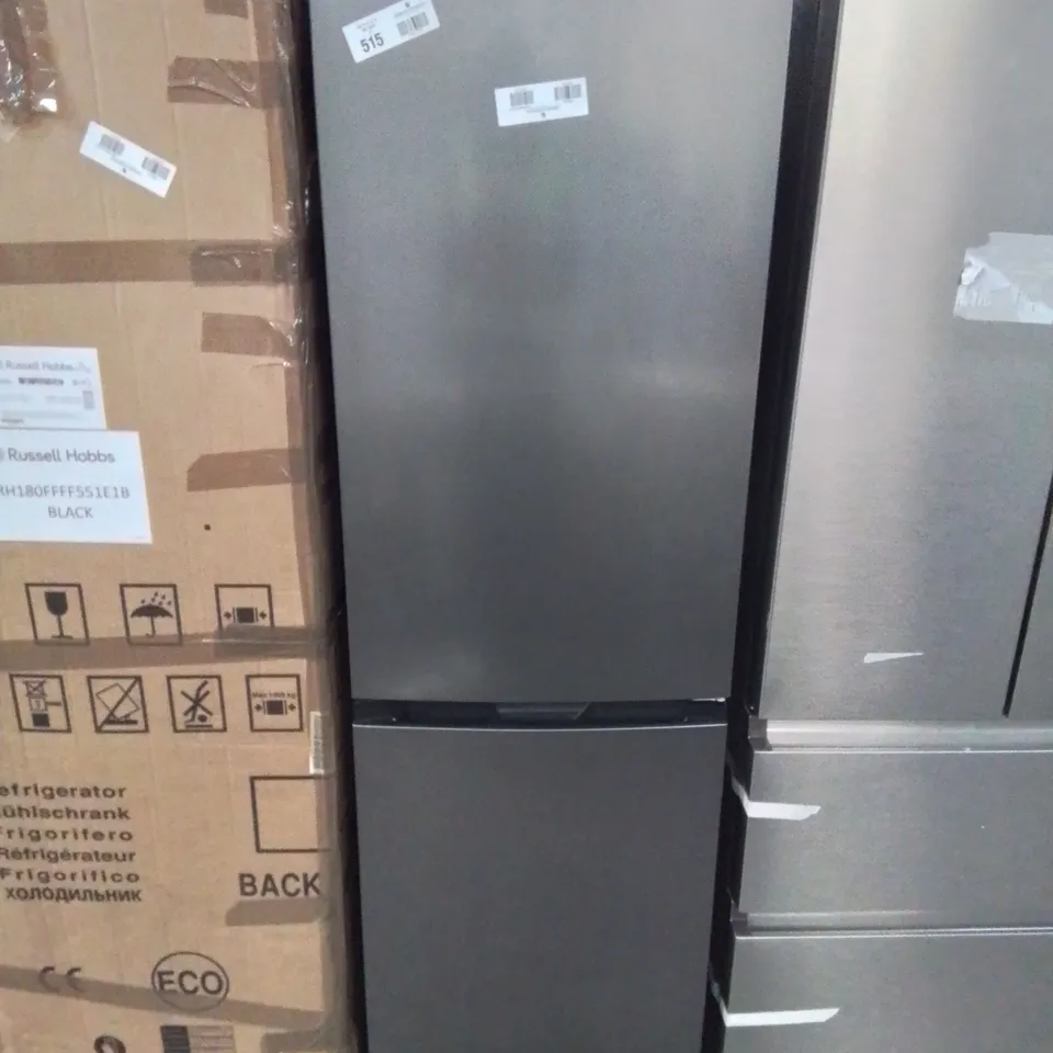 SWAN FRIDGE FREEZER IN SILVER 