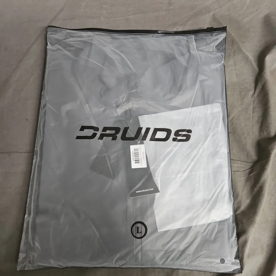 BAGGED DRUIDS WINDLITE JACKET – CHARCOAL, UK SIZE L