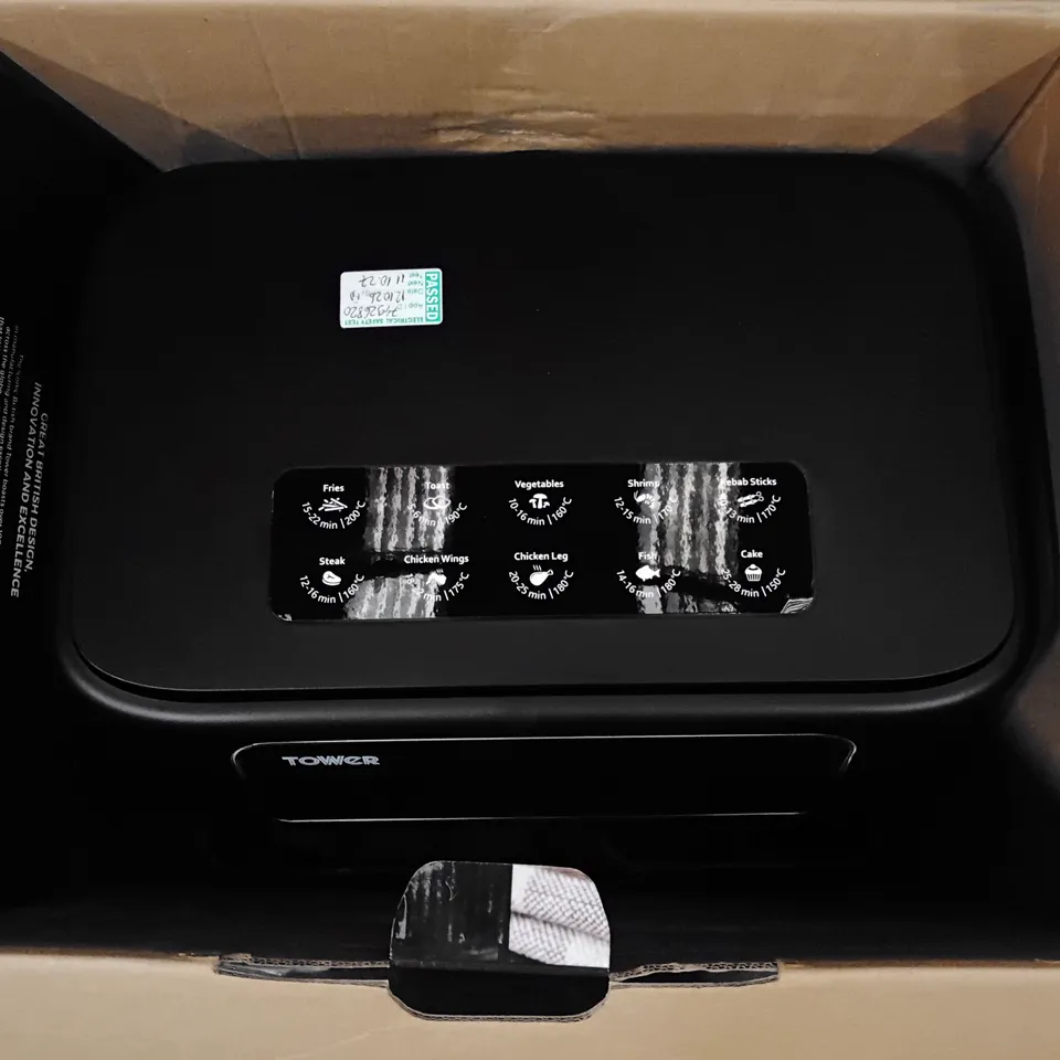 TOWER VIZON 11 LITRE DUAL COMPARTMENT AIR FRYER OVEN (T17102) – BOXED