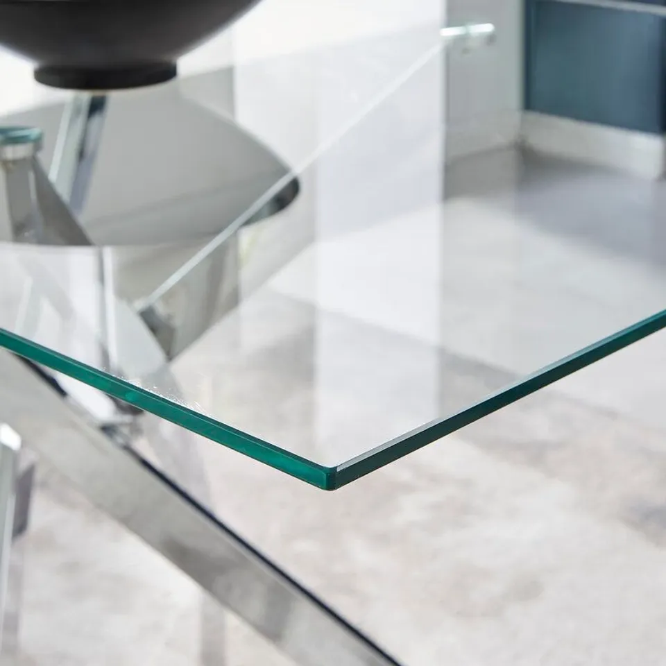 BOXED LEONARDO CLEAR 4 DINING TABLE TOP