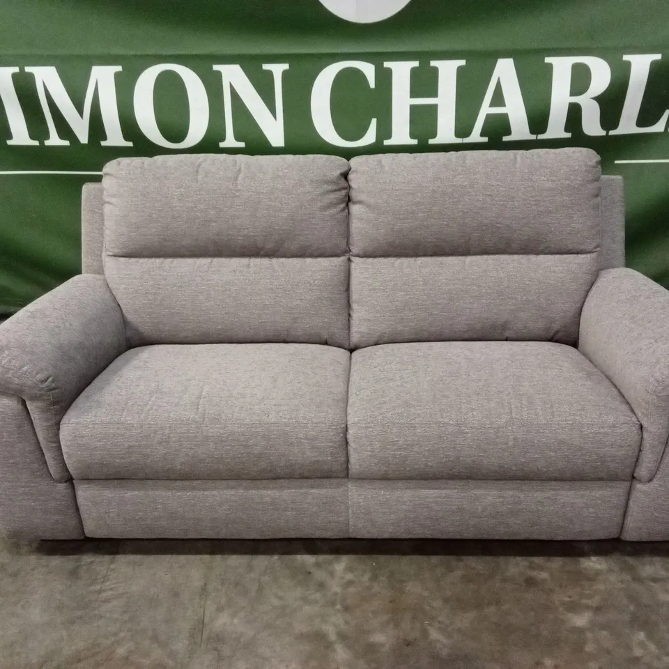 QUALITY DESIGNER ITALIAN MADE 3 SEATER FABRIC SOFA