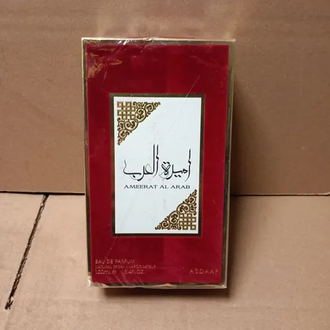 BOXED AND SEALED AMEERAT AL ARAB EAU DE PARFUM 100ML