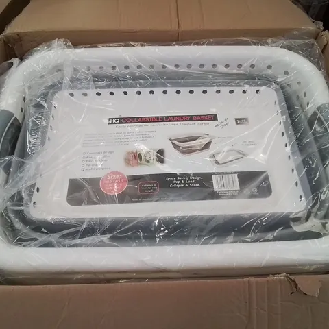 BOX CONTAINING APPROXIMATELY 6 BRAND NEW LAUNDRY BASKETS