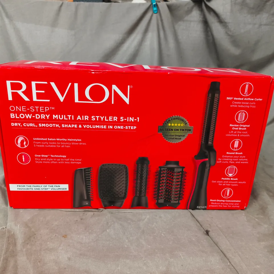REVLON ONE-STEP BLOW-DRY MULTI AIR STYLER 5-IN-1 – BOXED