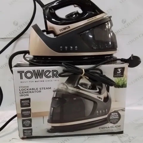 BOXED TOWER 2700W LOCKABLE STEAM GENERATOR IRON