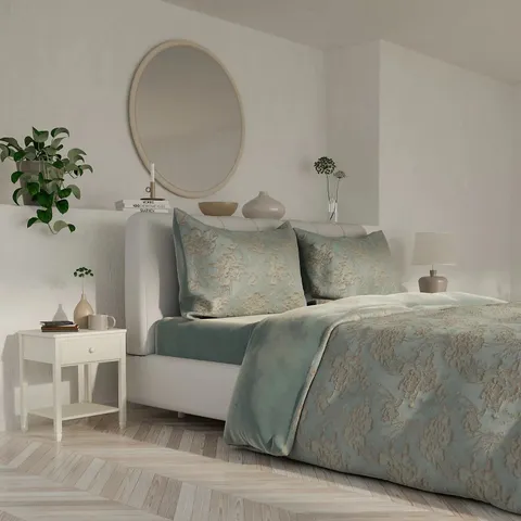 COZEE HOME FLORAL JACQUARD WITH VELVETSOFT 4 PIECE DUVET SET