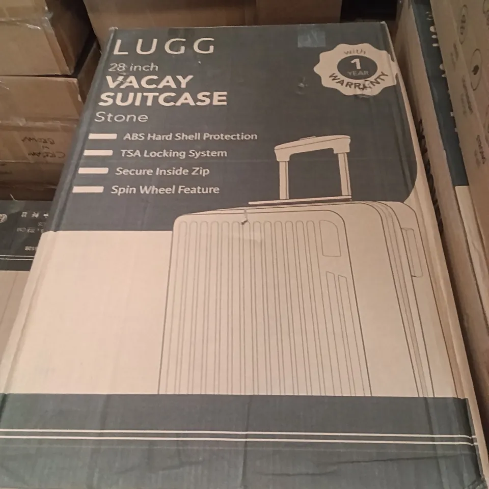 BOXED LUGG TRAVEL SUITCASE