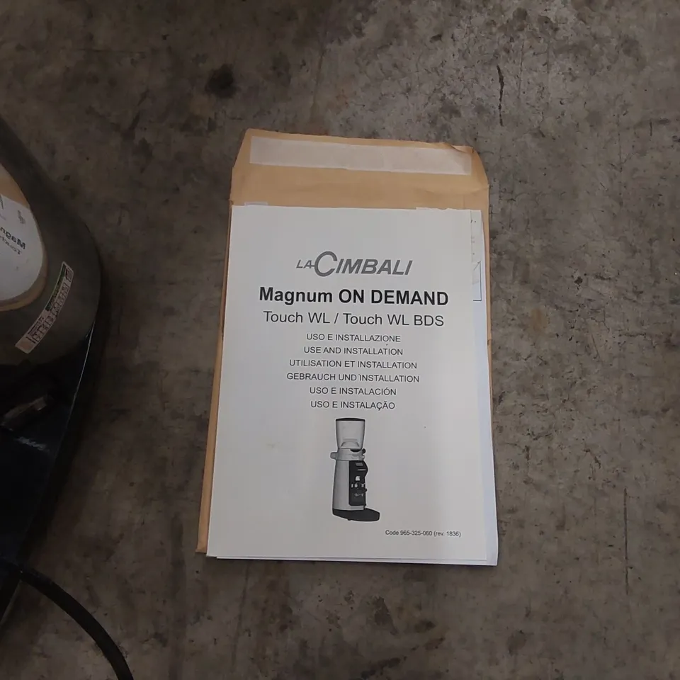 LA CIMBALI MAGNUM ON DEMAND COMMERCIAL COFFEE GRINDER