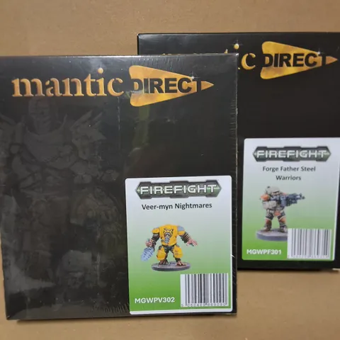 LOT OF 2 SEALED FIREFIGHT FIGURINES INCLUDES VEER-NYM NIGHTMARE AND FORGE FATHER STEEL
