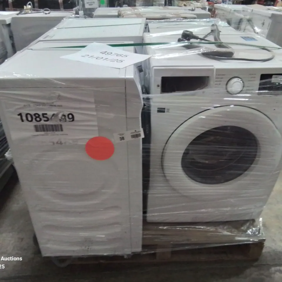 PALLET OF APPROXIMATELY 4 UNPROCESSED RAW RETURN WHITE GOODS TO INCLUDE;