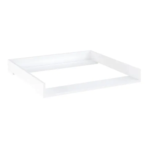 BOXED CHANGING TOP MODEL 801, UNIVERSAL, COMPATIBLE WITH IKEA DRESSERS, WHITE