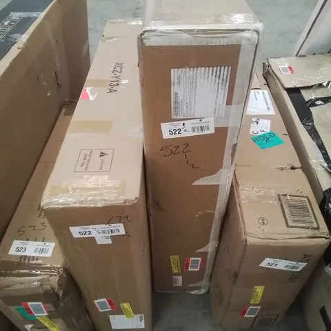 BOXED MARBLE DINING TABLE WITH METAL LEGS (2 BOXES)
