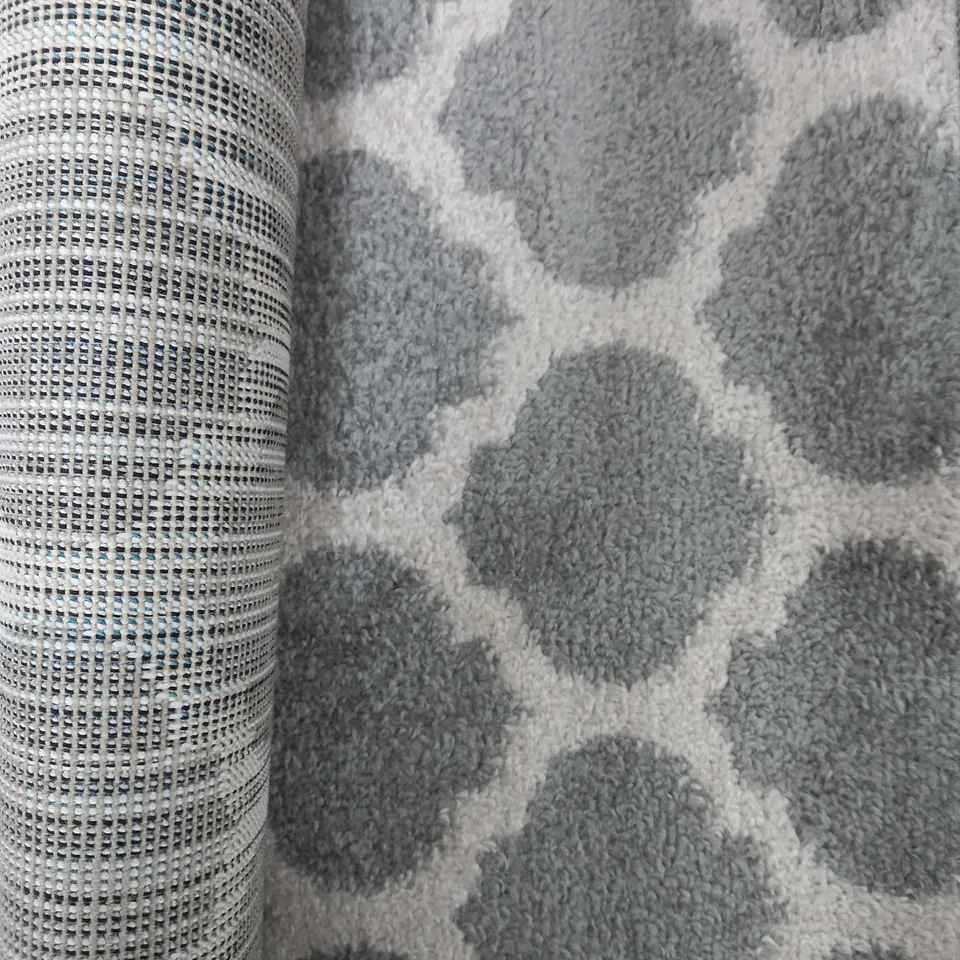 WELL WOVEN MC-58 MYSTIC GREY ZOE DESIGN RUG 60 X 90CM