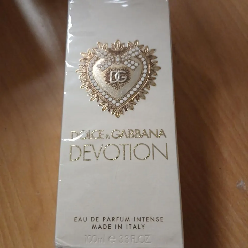 BOXED AND SEALED DOLCE AND GABBANA DEVOITION EAU DE PARFUM 100ML
