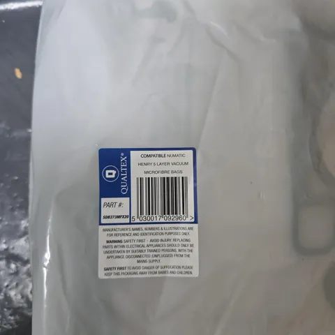 NUMATIC HENRY 5-LAYER VACUUM MICROFIBRE BAGS – COMPATIBLE (QUALTEX)