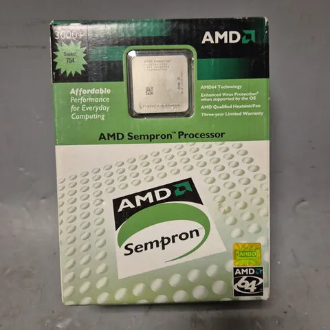 SEALED AMD SEMPRON 3000+ SOCKET 754 PROCESSOR 