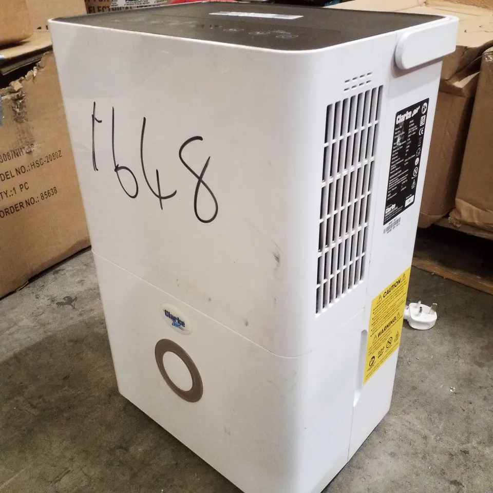 CLARKE DH30L 30 LITRE PORTABLE DEHUMIDIFIER 230V (R290 GAS)