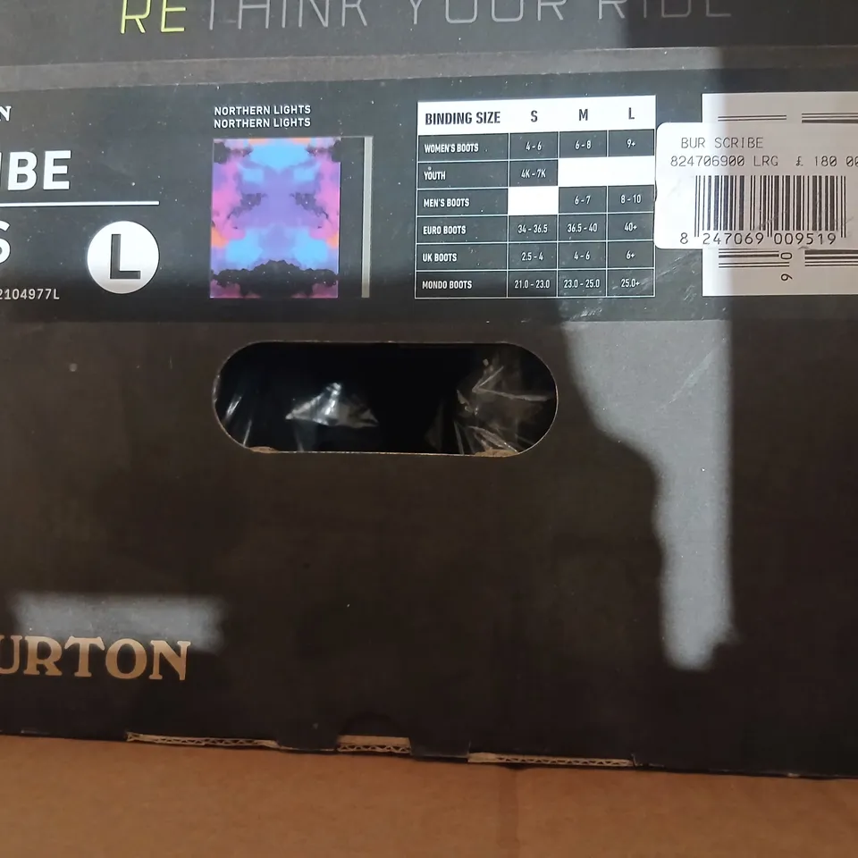 BURTON SCRIBE WMS 2018 WOMEN'S SNOWBOARD BINDINGS – LARGE (LRG)