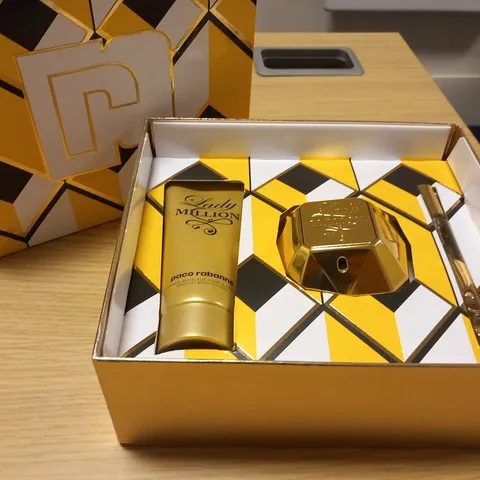 BOXED PACO RABANNE LADY MILLION 80ML EAU DE PARFUM GIFT SET