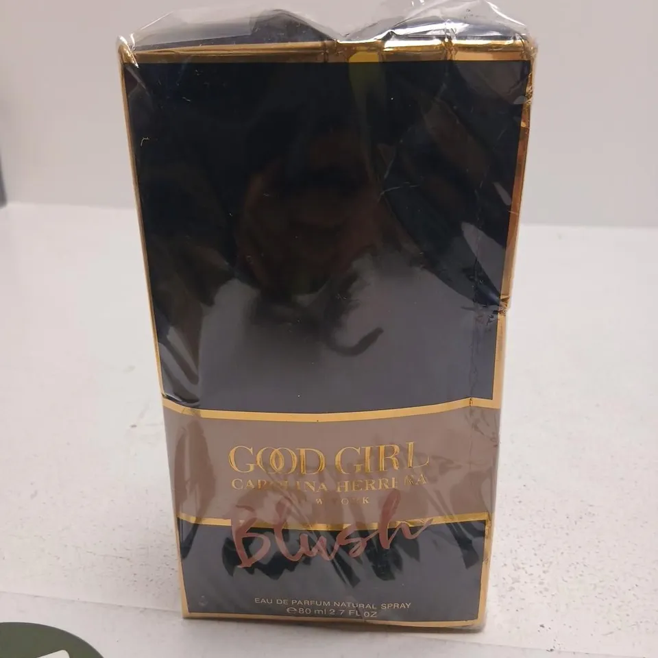 BOXED AND SEALED GOOD GIRL CAROLINA HERRERA BLUSH EAU DE PARFUM NATURAL SPRAY 80ML