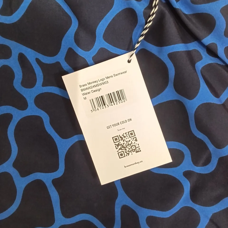 BRAND NEW BRASS MONKEY SHORTS - WATER DESIGN SIZE MEDIUM APPROXIMATELY 24