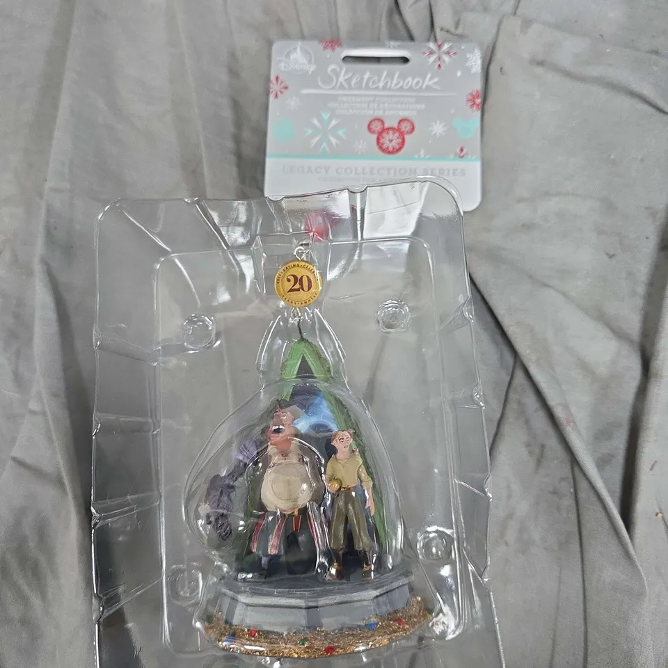 DISNEY SKETCHBOOK LEGACY COLLECTION SERIES ORNAMENT – TREE SCENE WITH TWO FIGURES (20TH ANNIVERSARY)