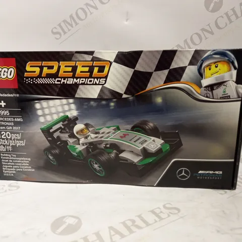 BOXED LEGO SPEED CHAMPIONS 75995 MERCEDES AMG PETRONAS TEAM GIFT 2017