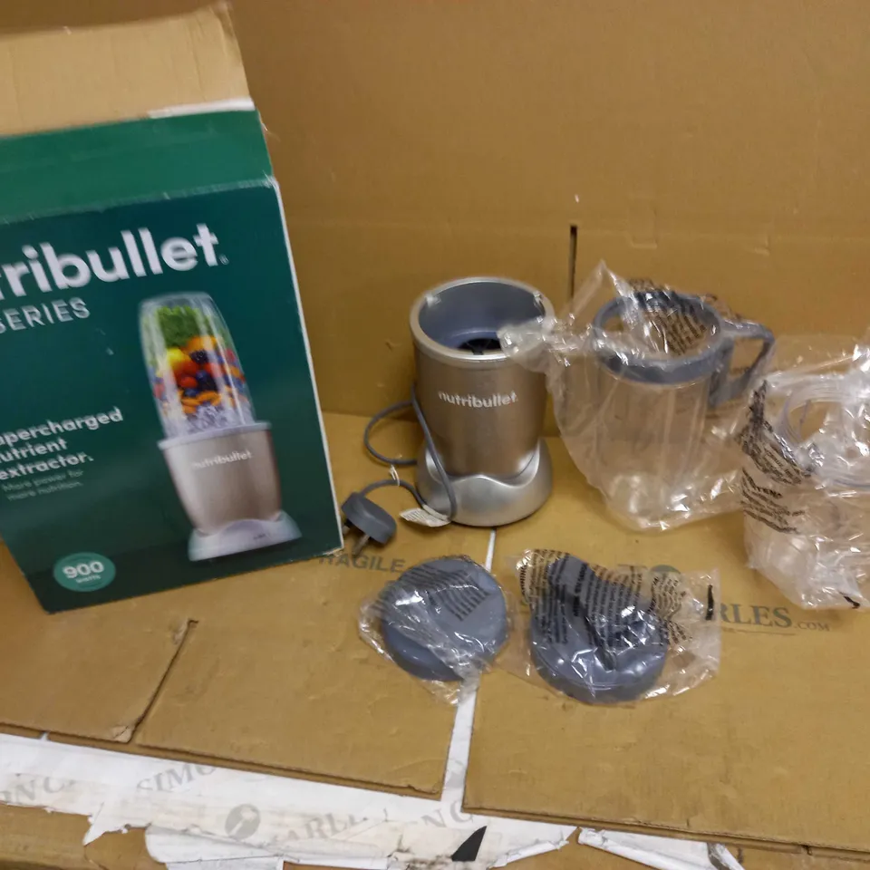 NUTRIBULLET NBLP9 900W BLENDER CHAMPAGNE MULTI-FUNCTION COLD BEVERAGE SMOOTHIE MAKER