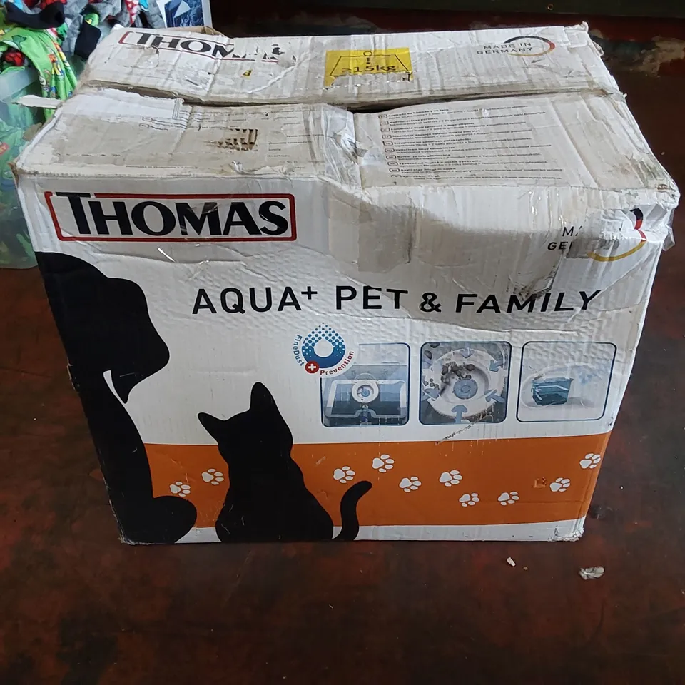 BOXED THOMAS PET & FAMILY AQUA+ VACUUM CLEANER 
