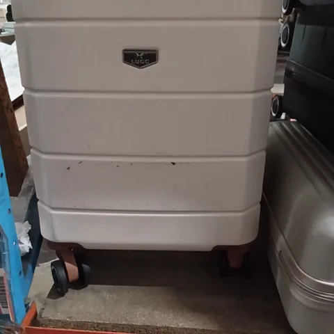 UNBOXED KEPLIN LUGG TRAVEL SUITCASE SMALL SIZE WITH WHEELS CREAM COLOUR