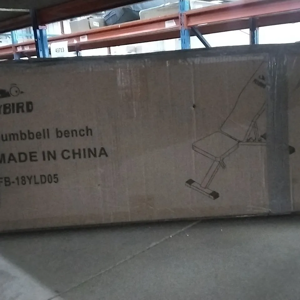 BOXED FLYBIRD DUMBELL BENCH - 82 X 24.5 X 34.5 CM 