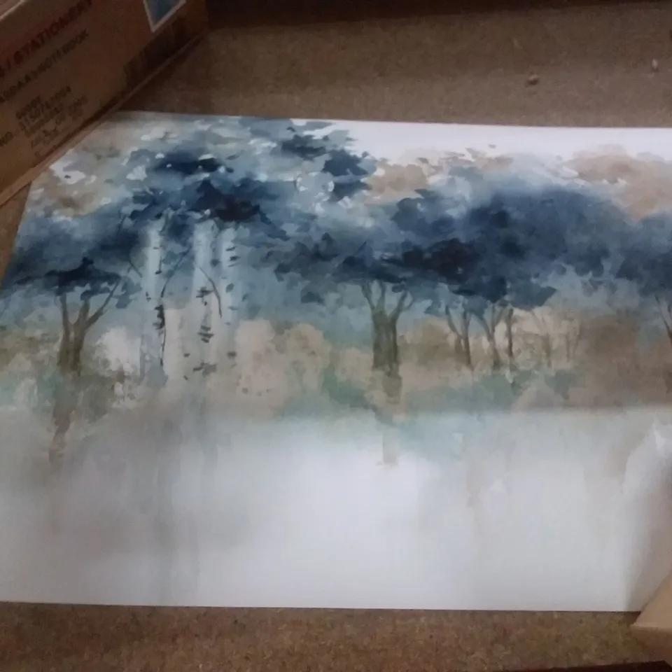 BOXED WATERS EDGE 1 BY CAROL ROBINSON UNFRAMED PAINTING