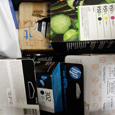 LOT OF APPROXIMATELY 20 ASSORTED PRINTER INKS & CARTGRIDGES