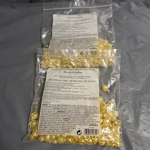 ELIZABETH ARDEN X2 ADVANCED CERAMIDE CAPSULES DAILY YOUTH RESTORING SERUM TESTER 240 CAPSULES