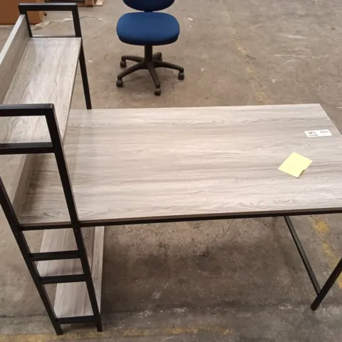 GREY WOODEN WORK DESK