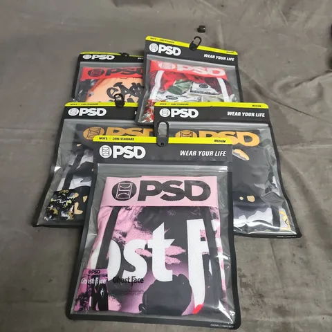 PSD X5 ASSORTED MENS BOXERS SIZE M