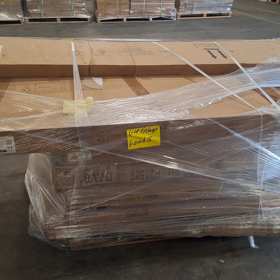 PALLET OF ASSORTED FLAT PACK FURNITURE PARTS
