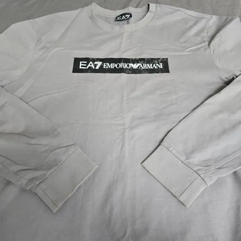 EA7 EMPORIO ARMANI LONG-SLEEVE TOP – SIZE UNSPECIFIED