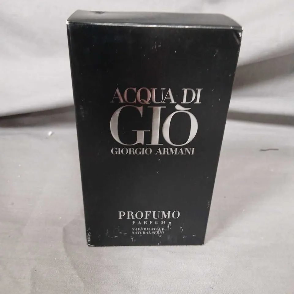 BOXED GIORGIO ARMANI ACQUA DI GIO PROFUMO PARFUM 125ML