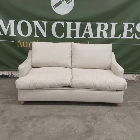 QUALITY DESIGNER 3 SEATER UPHOLSTERED SOFA BED