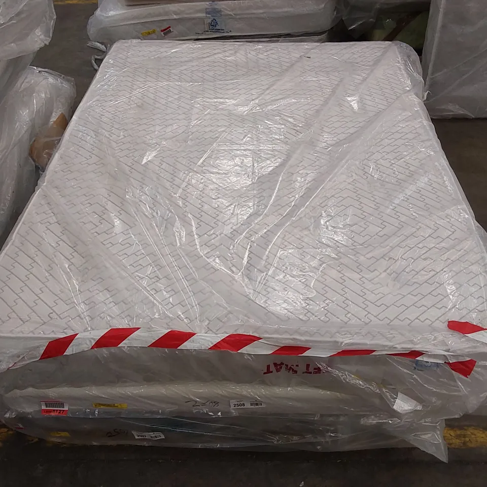 QUALITY BAGGED ELMHURST LUXURY LAMBSWOOL NATURAL ORTHOPAEDIC 5' KING SIZED MATTRESS
