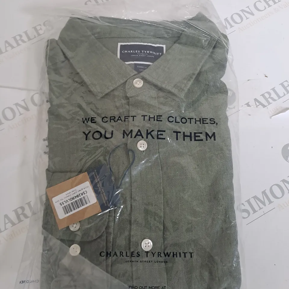 CHARLES TYRWHITT CLASSIC FIT SHIRT SIZE L