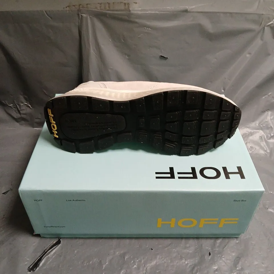BOXED PAIR OF HOFF CITY MKII QUEBEC TRAINERS - 6