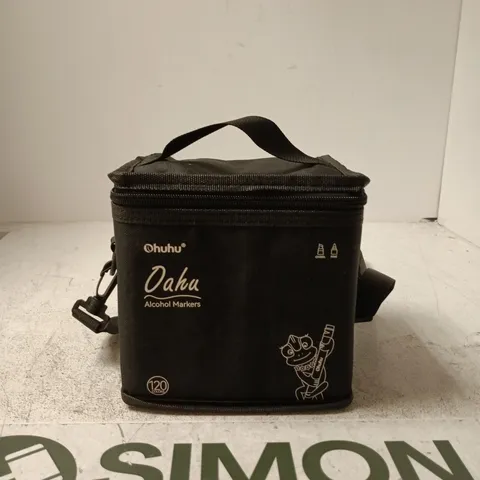 OHUHU OAHU ALCOHOL MARKERS WITH CARRY CASE β 120 COLOURS