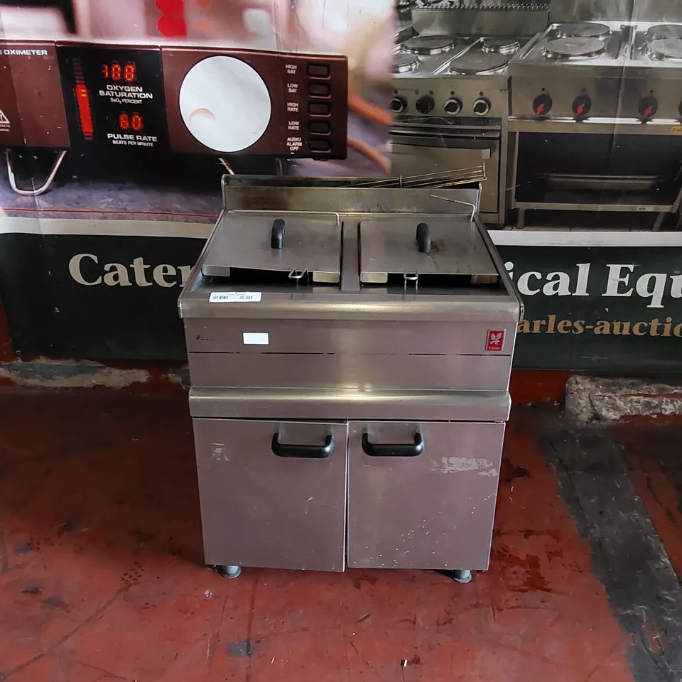 FALCON COMMERCIAL DOUBLE STAINLESS STEEL FRYER