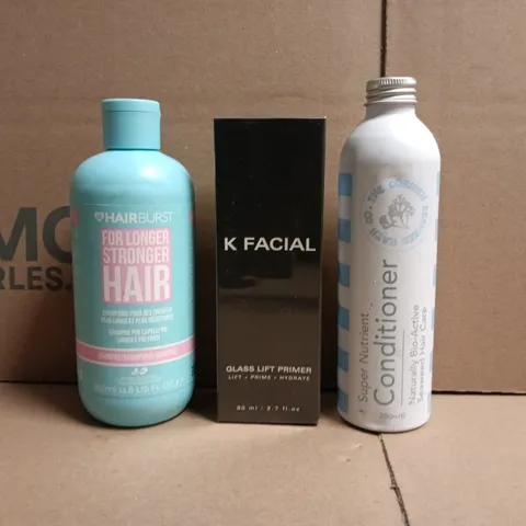 APPROXIMATELY 20 ASSORTED COSMETIC ITEMS TO INCLUDE HAIR BURST, K FACIAL, ETC - COLLECTION ONLY