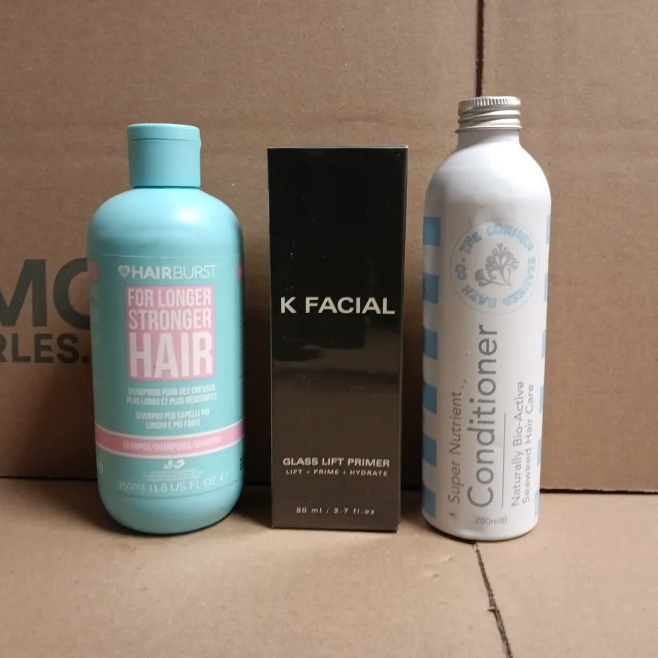 APPROXIMATELY 20 ASSORTED COSMETIC ITEMS TO INCLUDE HAIR BURST, K FACIAL, ETC - COLLECTION ONLY