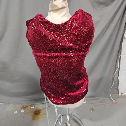 GODDIVA LONDON SEQUIN DRESS, UK SIZE 10
